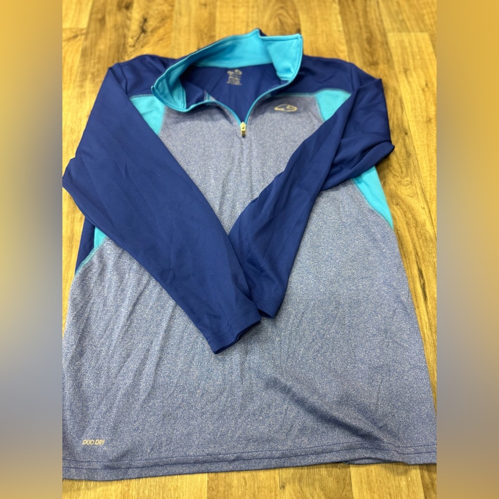 Youth C9 by Champion | 1/4 Zip Pullover, size Large 12-14 In Blue‎ Long Sleeve
